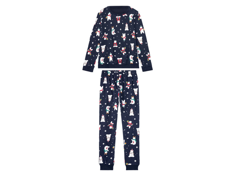 Gehe zu Vollbildansicht: pepperts Kinder Mädchen Pyjama mit weihnachtlichen Motiven - Bild 2