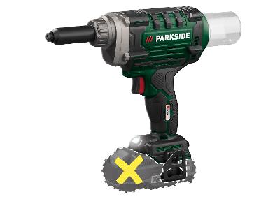 PARKSIDE® 20 V Akku-Blindnietsetzgerät »PABNSG 20-Li A1«, ohne Akku – ohne Ladegerät