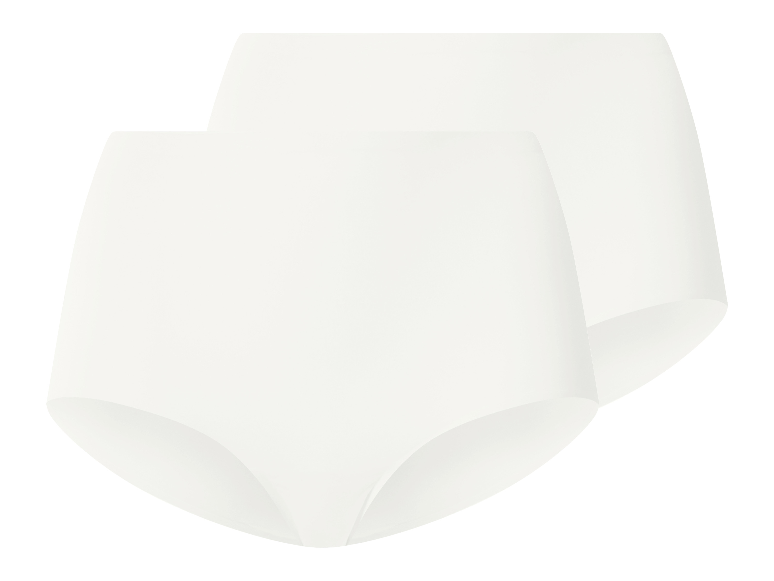 ESMARA® Damen Lasercut Slips, 2 Stück (Creme, XS(32/34))