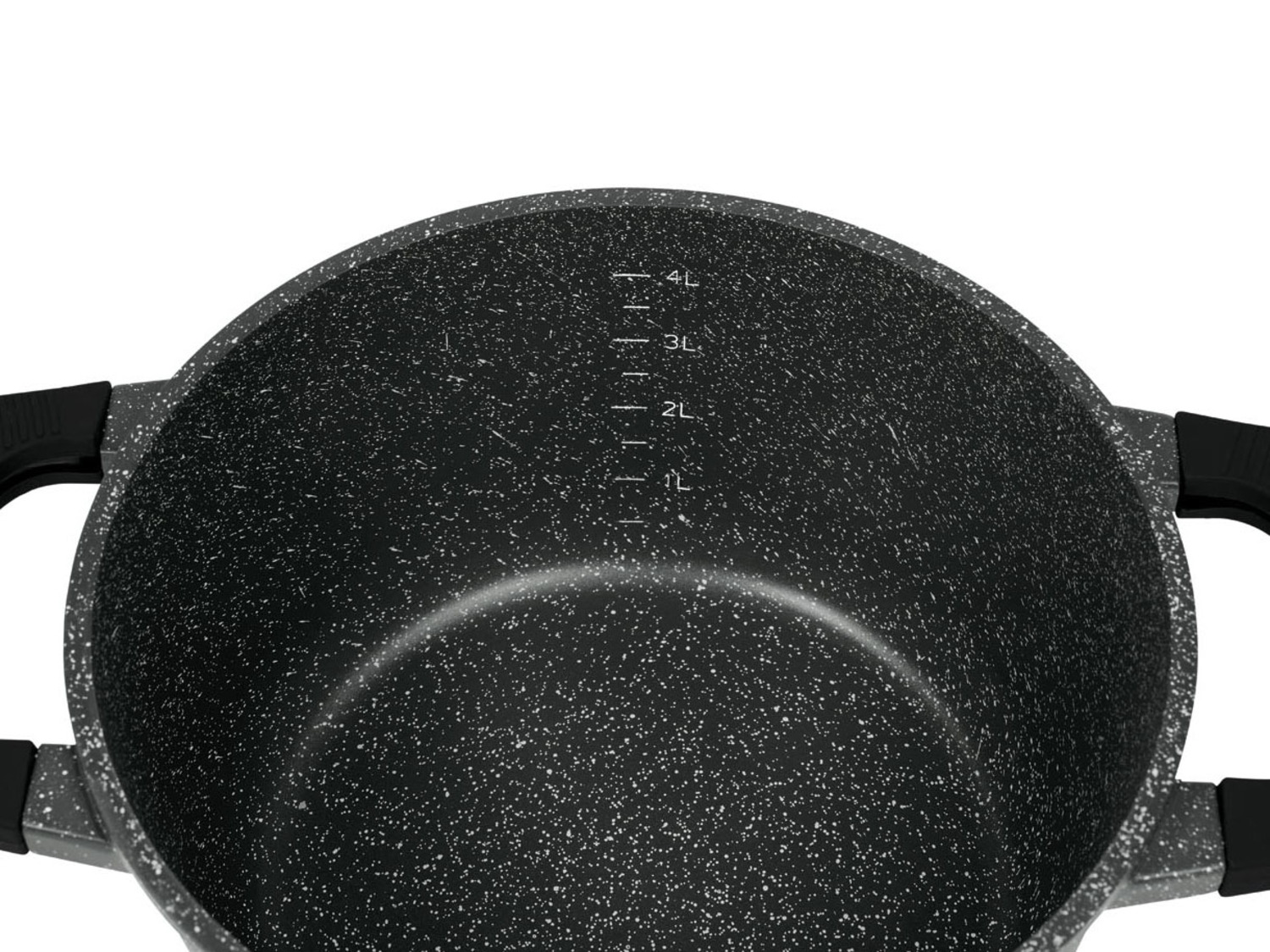 ERNESTO® Aluguss-Kochtopf, Ø 24 cm, mit Glasdeckel