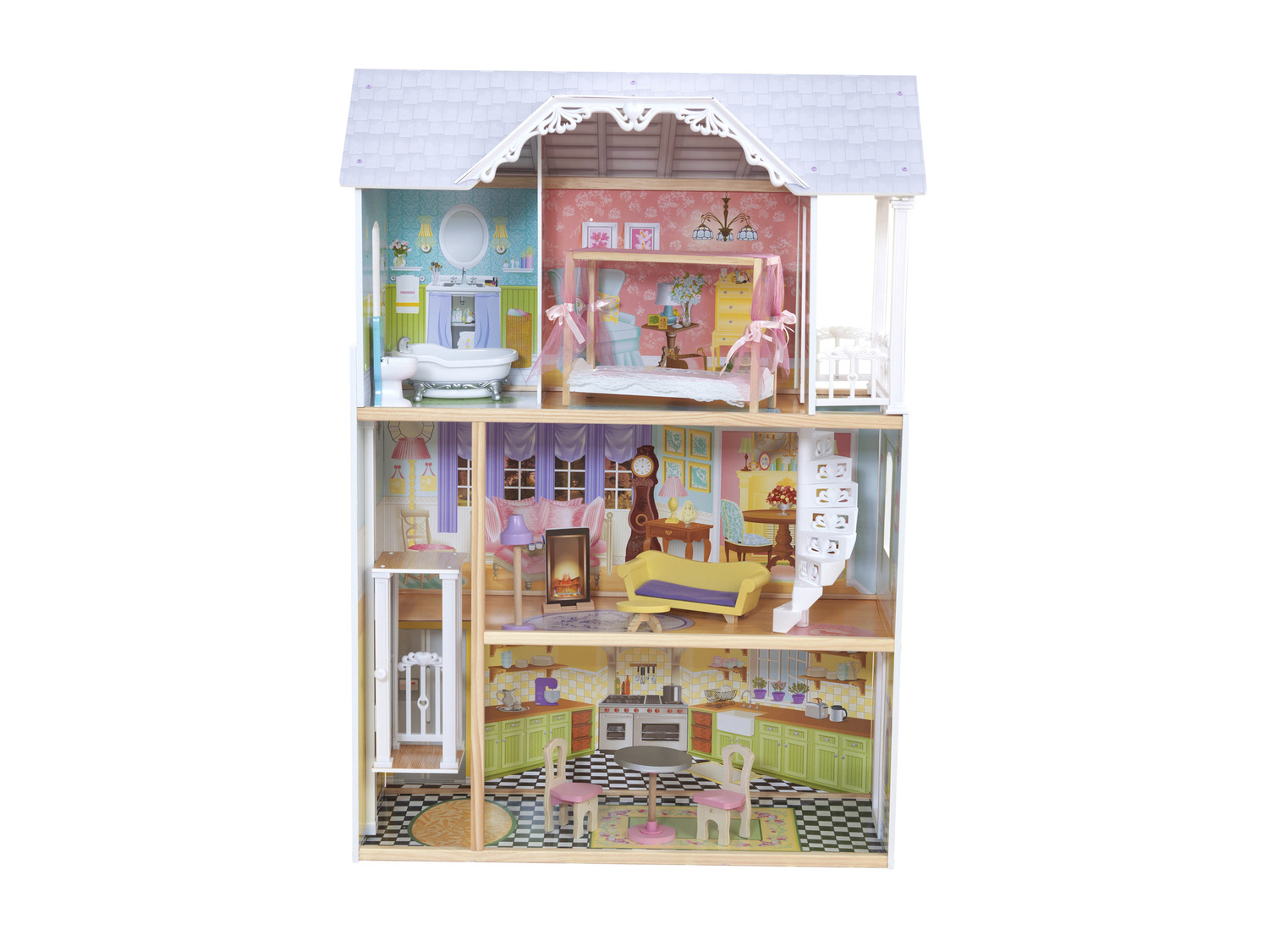 KidKraft Puppenhaus »Kaylee«, 1,2 m, aus Holz, mit Auf…