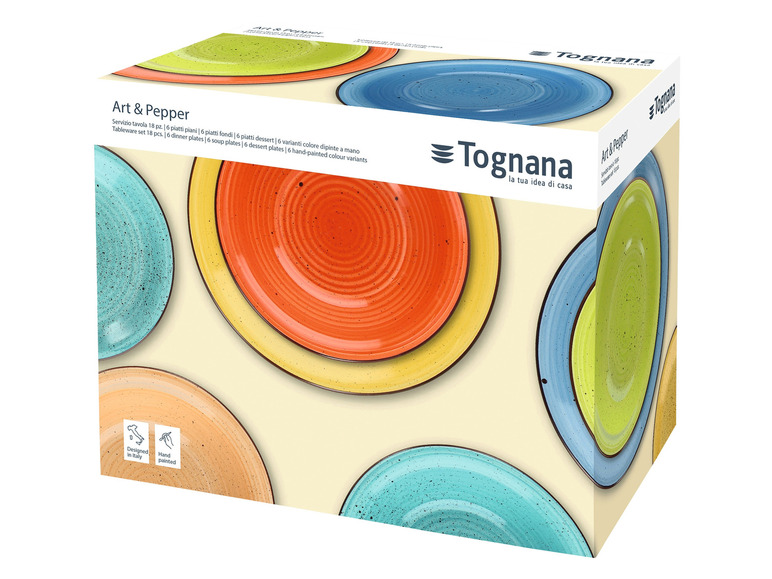 Gehe zu Vollbildansicht: Tognana Tafelservice »Art& Pepper«, 18-teilig - Bild 2