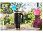 SILVERCREST® Edelstahl-Isolierbecher auf einem Gartentisch