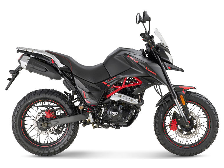 PRIKE PXA 125 Adventure Motorrad, 125 ccm, 85 km/h