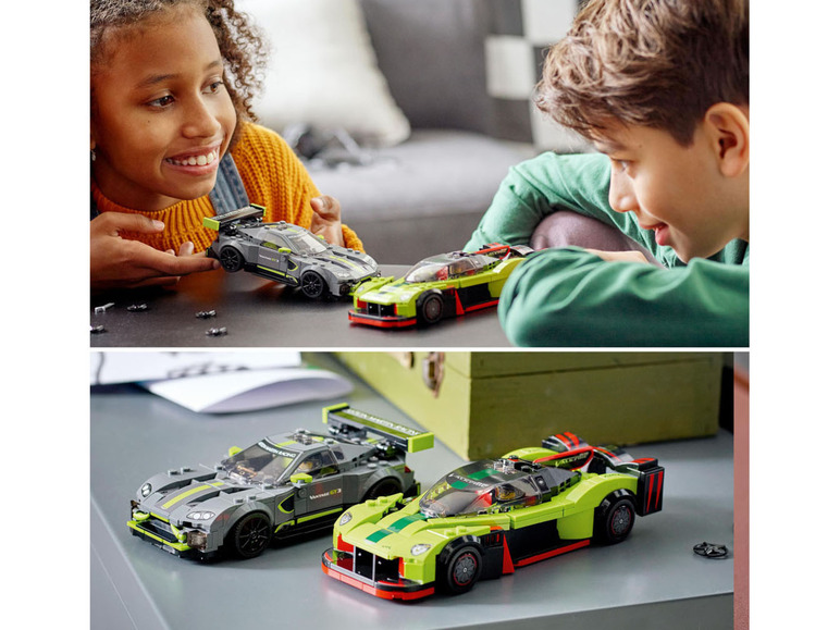 Gehe zu Vollbildansicht: LEGO® Speed Champions 76910 »Aston Martin Valkyrie AMR Pro und Aston Martin Vantage GT3« - Bild 2