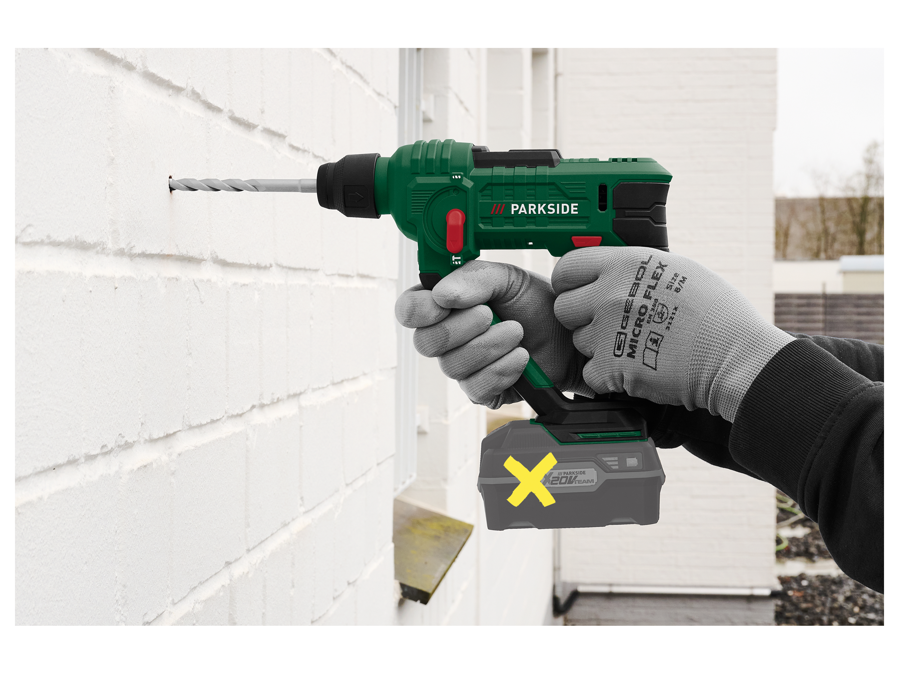 Thumbnail - PARKSIDE® 20 V Akku-Bohrhammer »PABH 20-Li D4«, ohne Akku und Ladegerät""