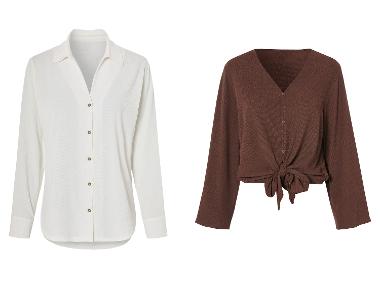 esmara® Damen Bluse, in moderner Struktur