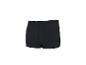 Schwarze Herren-Boxershorts mit elastischem Bund und sichtbaren Nähten.