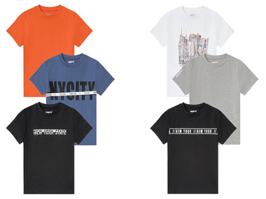 PEPPERTS® Jungen T-Shirts, 3 Stück, mit Baumwolle
