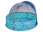 Faltbares Kinderplanschbecken mit Sonnendach, Meeresdesign.