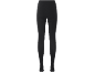 Schwarze blickdichte Strumpfhose für Damen, auf einer Schaufensterpuppe.