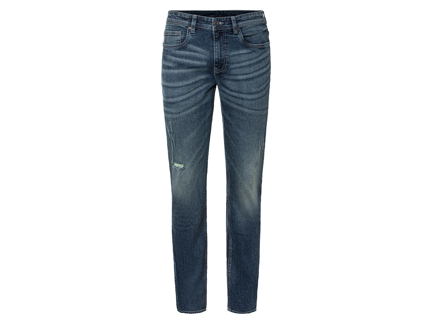 LIVERGY® Herren Jeans Slim Fit (Dunkelblau, 54 (38/32)) | 04335633030121