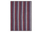 Küchenhandtuch mit Streifen in Rot, Weiß, Grau und Lila