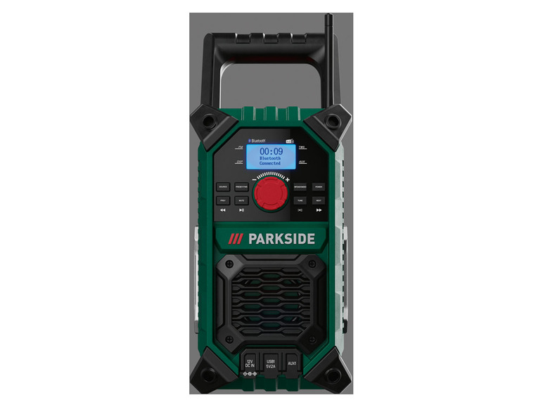 PARKSIDE® Akku-Baustellenradio »PBRA 20-Li 12 V ohne und 20 / oder B2« Akku Netzbetrieb, V Ladegerät
