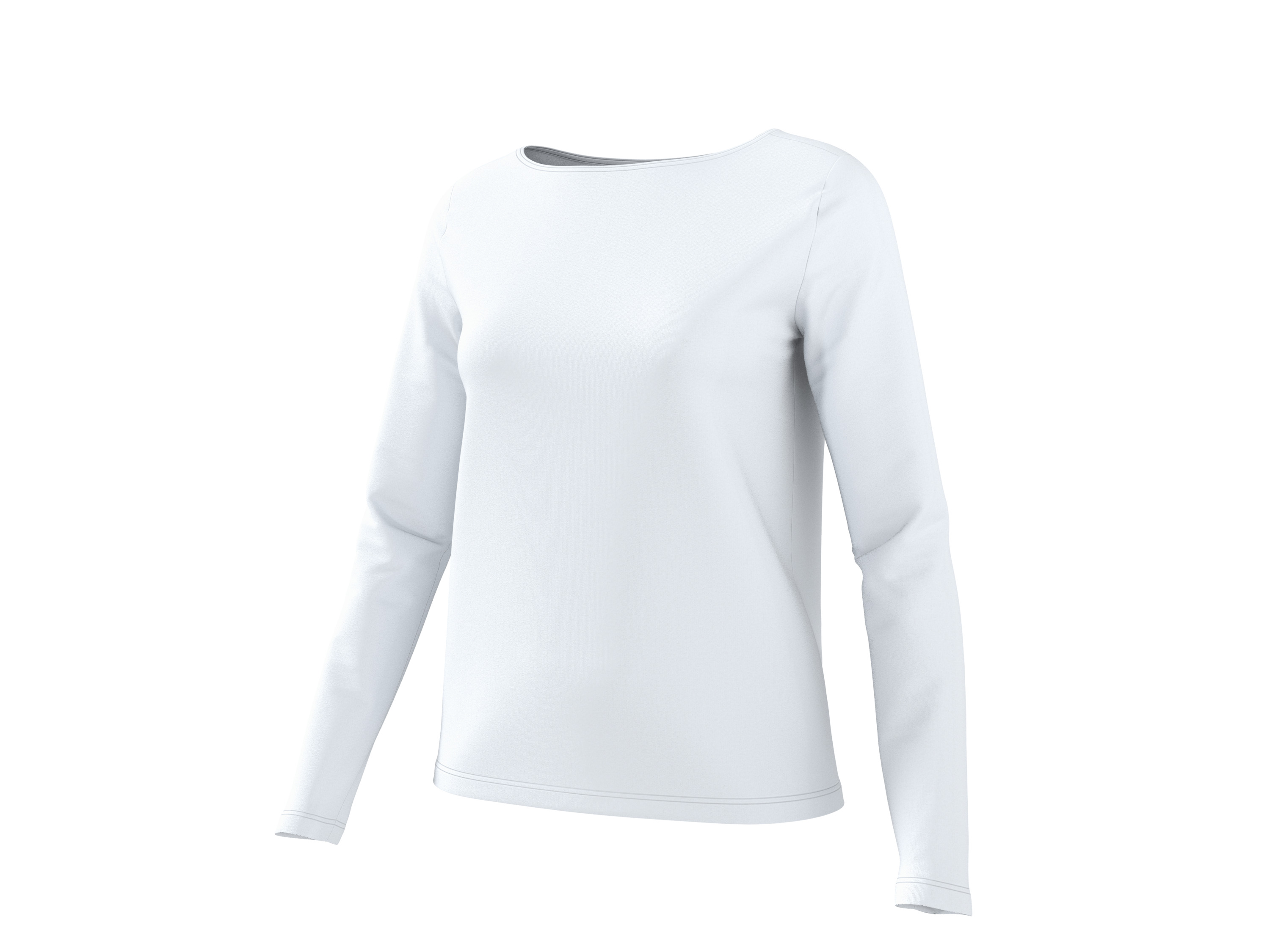 Thumbnail - esmara® Damen Langarmshirt (Weiß, S(36/38))