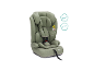Grüner Kindersitz mit Sicherheitsgurten, geeignet für 9 Monate+ und 76-150 cm