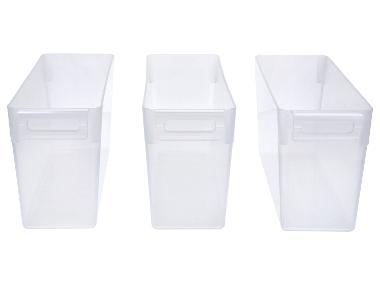 SILVERCREST® Kühlschrank-Organizer ohne Deckel, 3er Set, 3,4 L