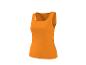 Orangefarbenes Damen Basic Tanktop