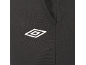 Schwarze Sporthose mit weißem quadratischem Logo