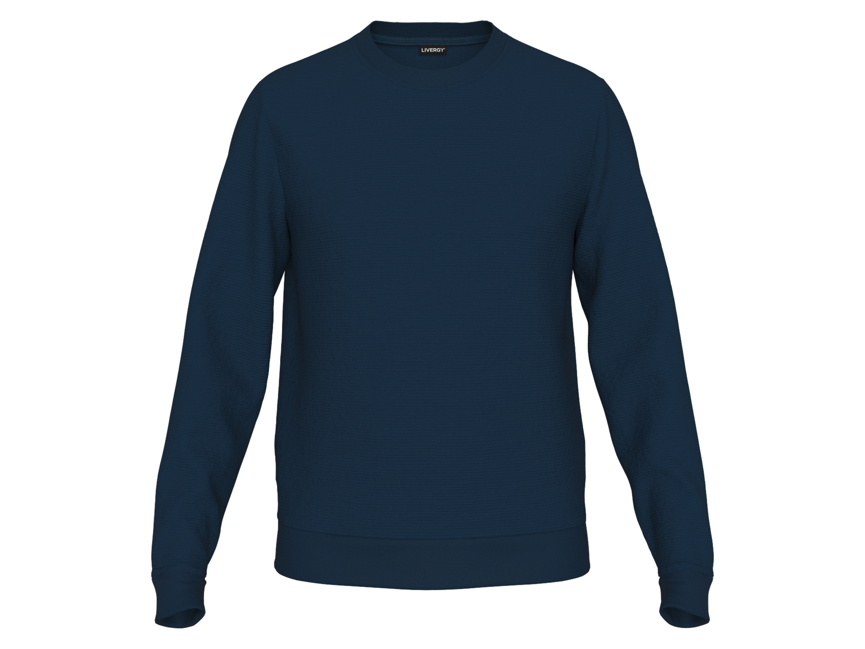 Thumbnail - LIVERGY® Herren Sweatpullover Ottoman (marine, L (52/54))