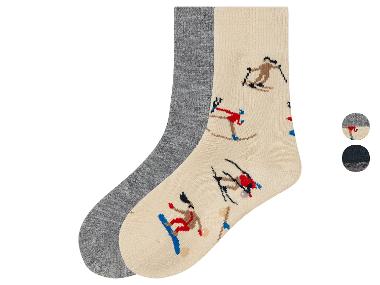 pepperts!® Kinder Thermosocken, 2 Paar, mit rutschhemmenden Silikonnoppen