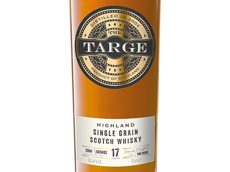 Gehe zu Vollbildansicht: The Targe Highland Single Grain Scotch Whisky 17 Jahre 44% Vol - Bild 4