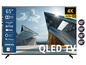 Ein Toshiba QLED-Fernseher mit 4K Ultra HD, Dolby Vision und Kompatibilität mit Alexa und Google Assistant.