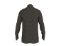 Graues Herren-Langarm-Sweatshirt mit Stehkragen, Rückansicht.