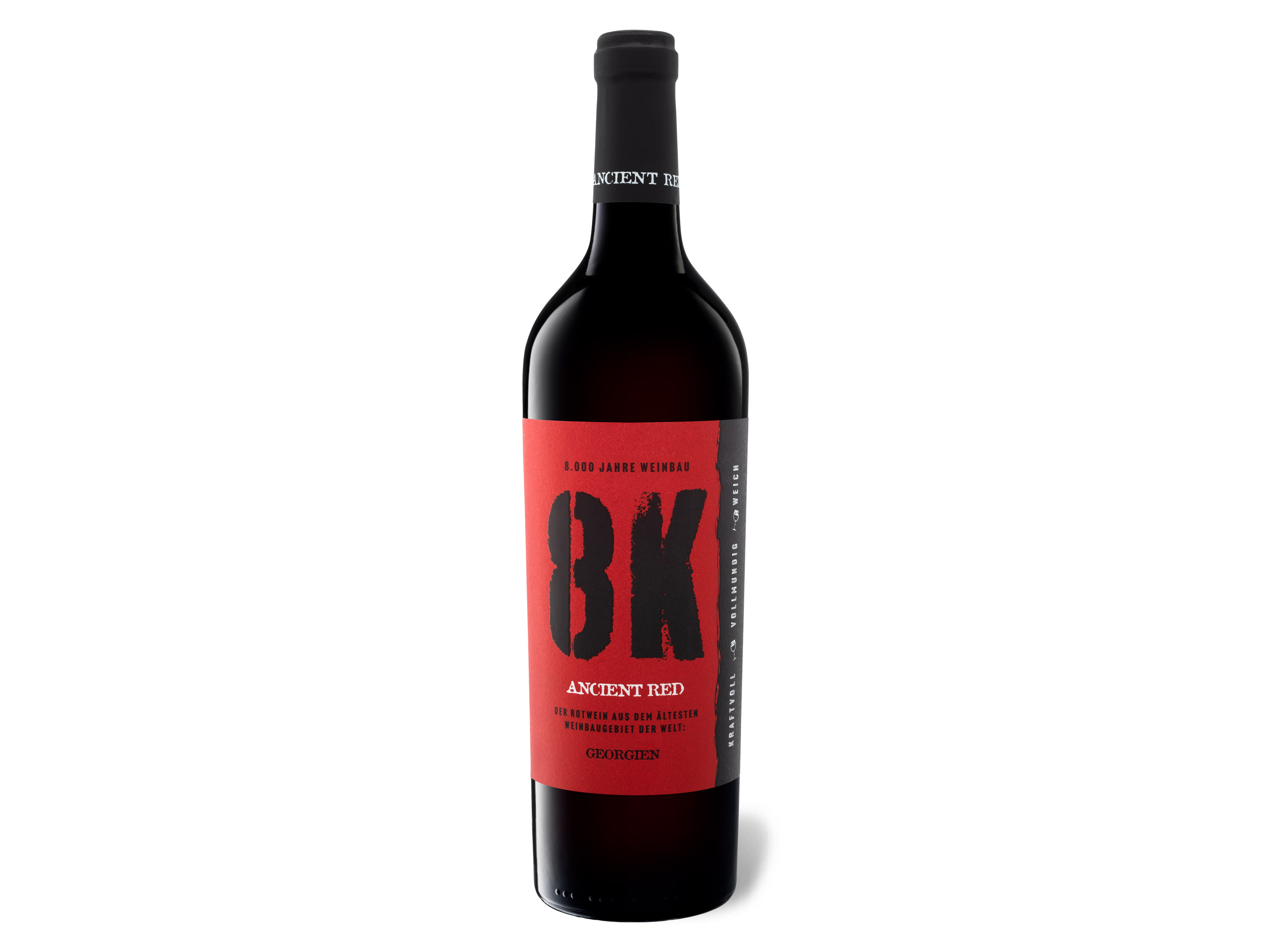 8K Ancient Red Georgien halbtrocken, Rotwein Wein & Spirituosen Lidl DE