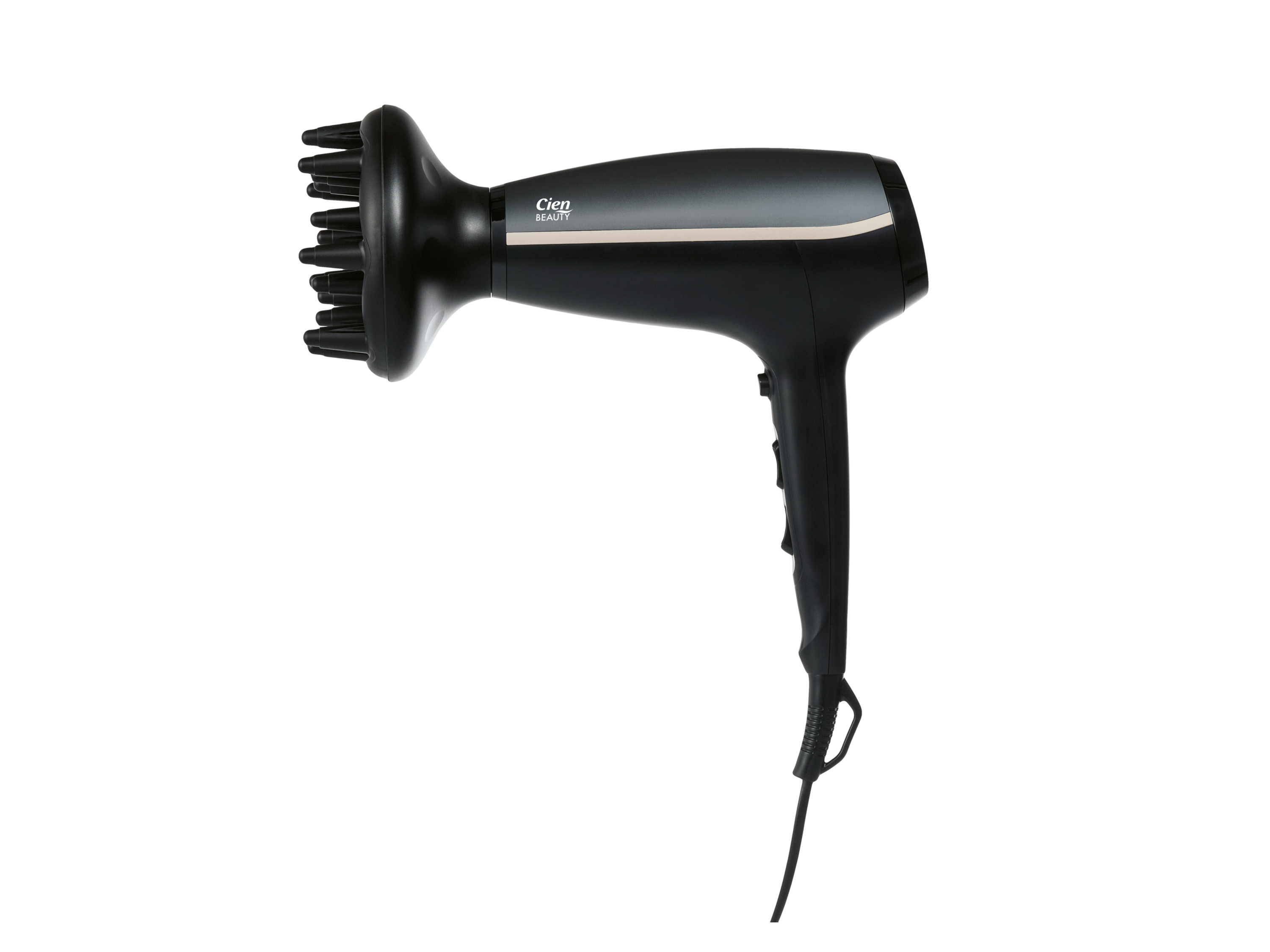 Thumbnail - CIEN Beauty Ionen-Haartrockner, mit 3 Heizstufen  (Schwarz)