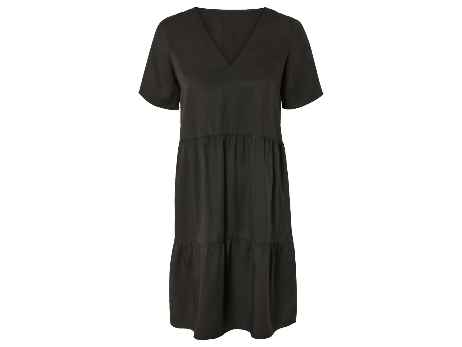 QS Damen Midi Kleid Mit Volants - Eleganter Wickeleffekt Mit Femininen Details