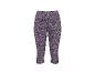 Lila Capri-Leggings mit Leopardenmuster
