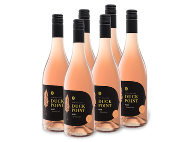 6 x 0,75-l-Flasche Weinpaket Duck Point Rosé Hawkes Bay trocken, Roséwein