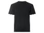 Herren-T-Shirt, schwarz, kurzärmelig, Rückansicht
