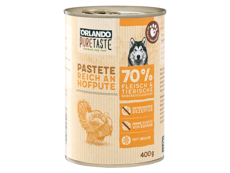 Gehe zu Vollbildansicht: ORLANDO Pure Taste Pastete reich an Hofpute, 5 x 400 g - Bild 2