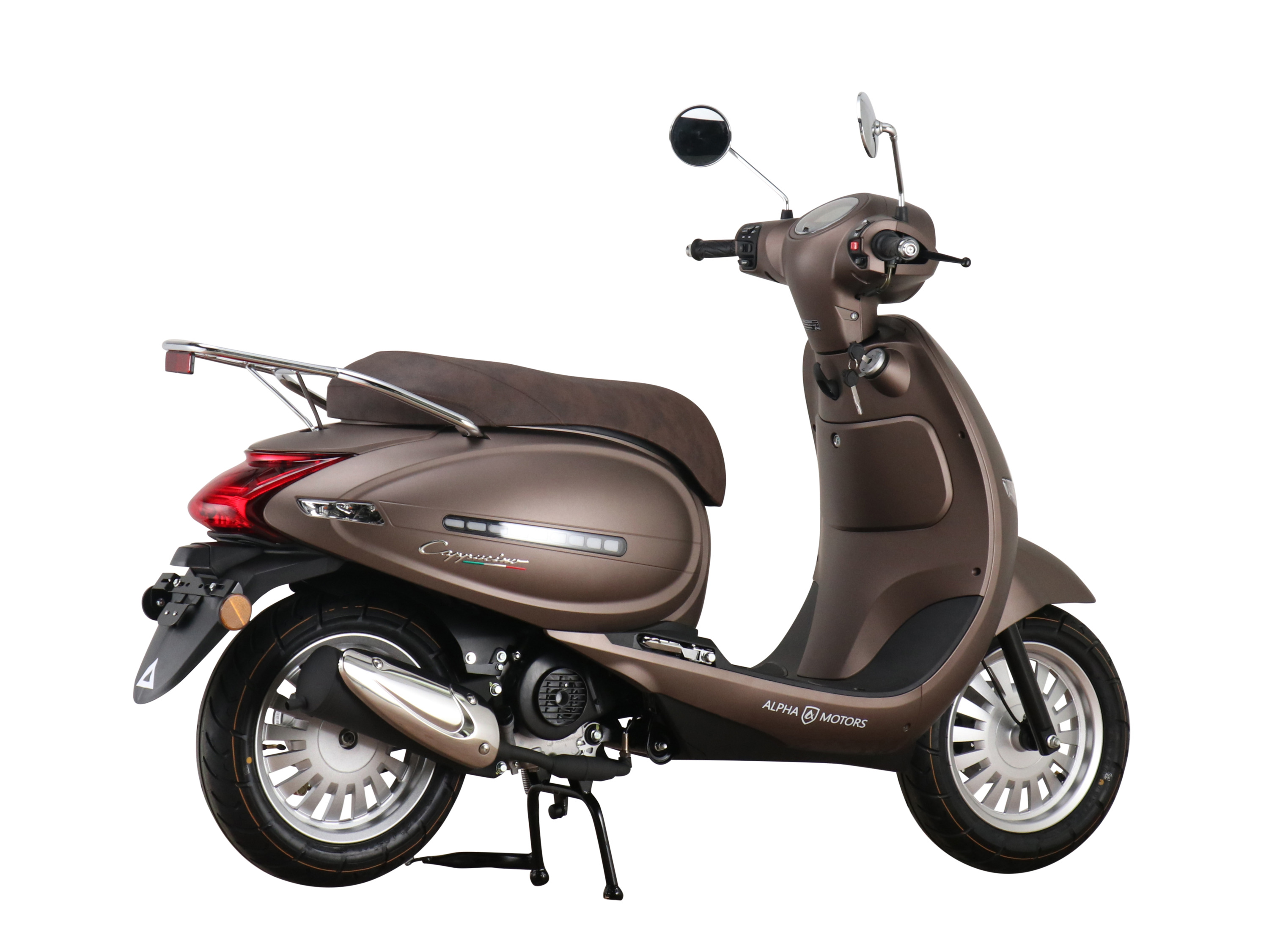 Thumbnail - Alpha Motors Motorroller »Cappucino«, 45 km/h / 85 km/h, EURO 5 (50 ccm 45 km/h)""