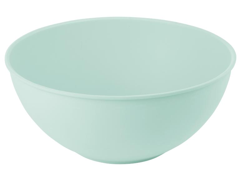 Eine hellgrüne Schüssel.