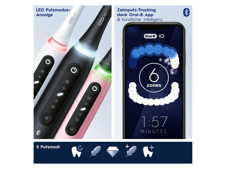 Gehe zu Vollbildansicht: Oral-B Elektrische Zahnbürste »iO Series 5« mit 2 Handstücken - Bild 7