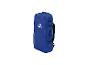 Blauer Sportrucksack mit weißem Logo und hellblauer Paspelierung