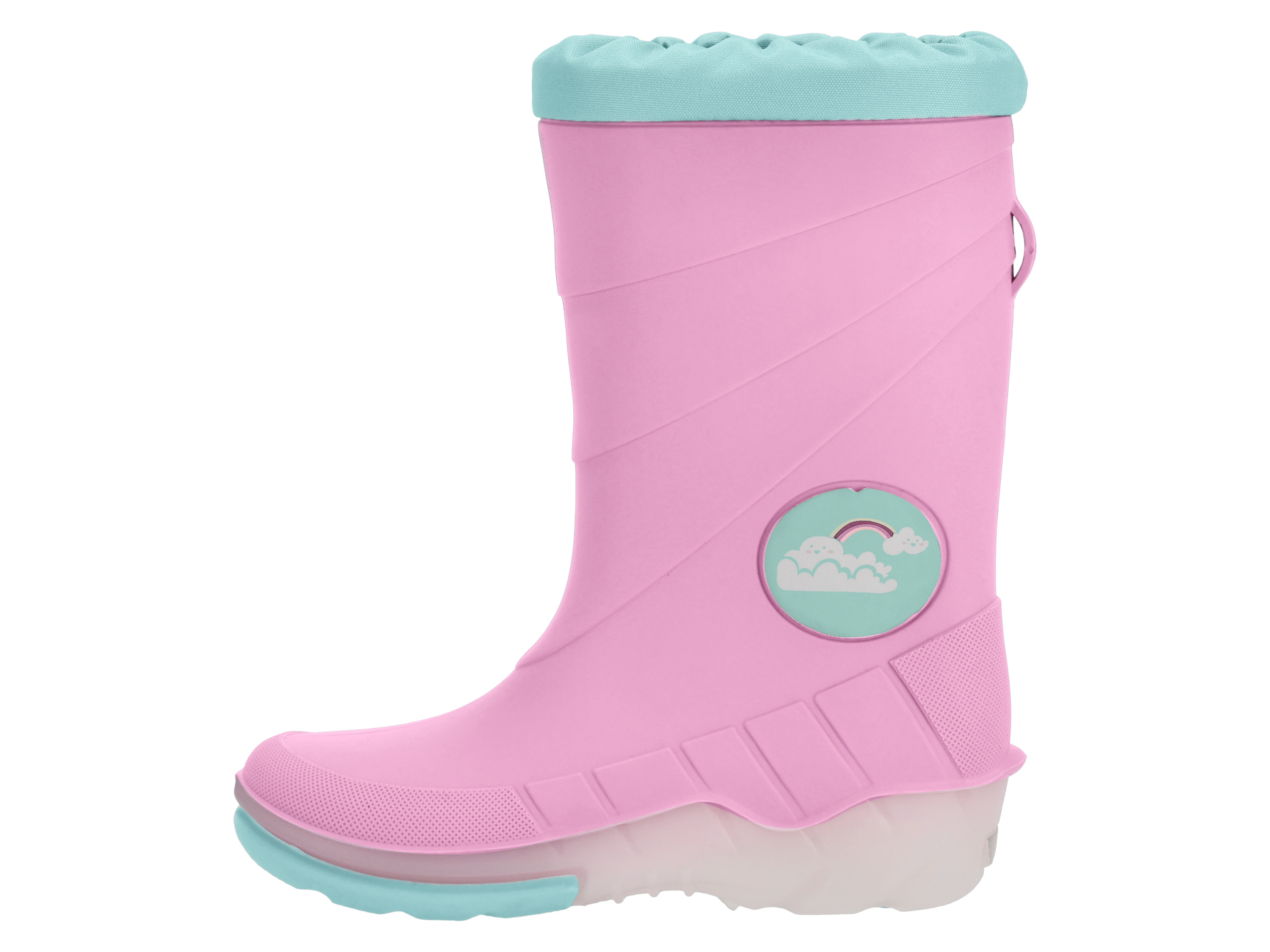 LUPILU® Kleinkinder Regenstiefel mit Licht (Pink, 24/25) – Bild 2 von 4