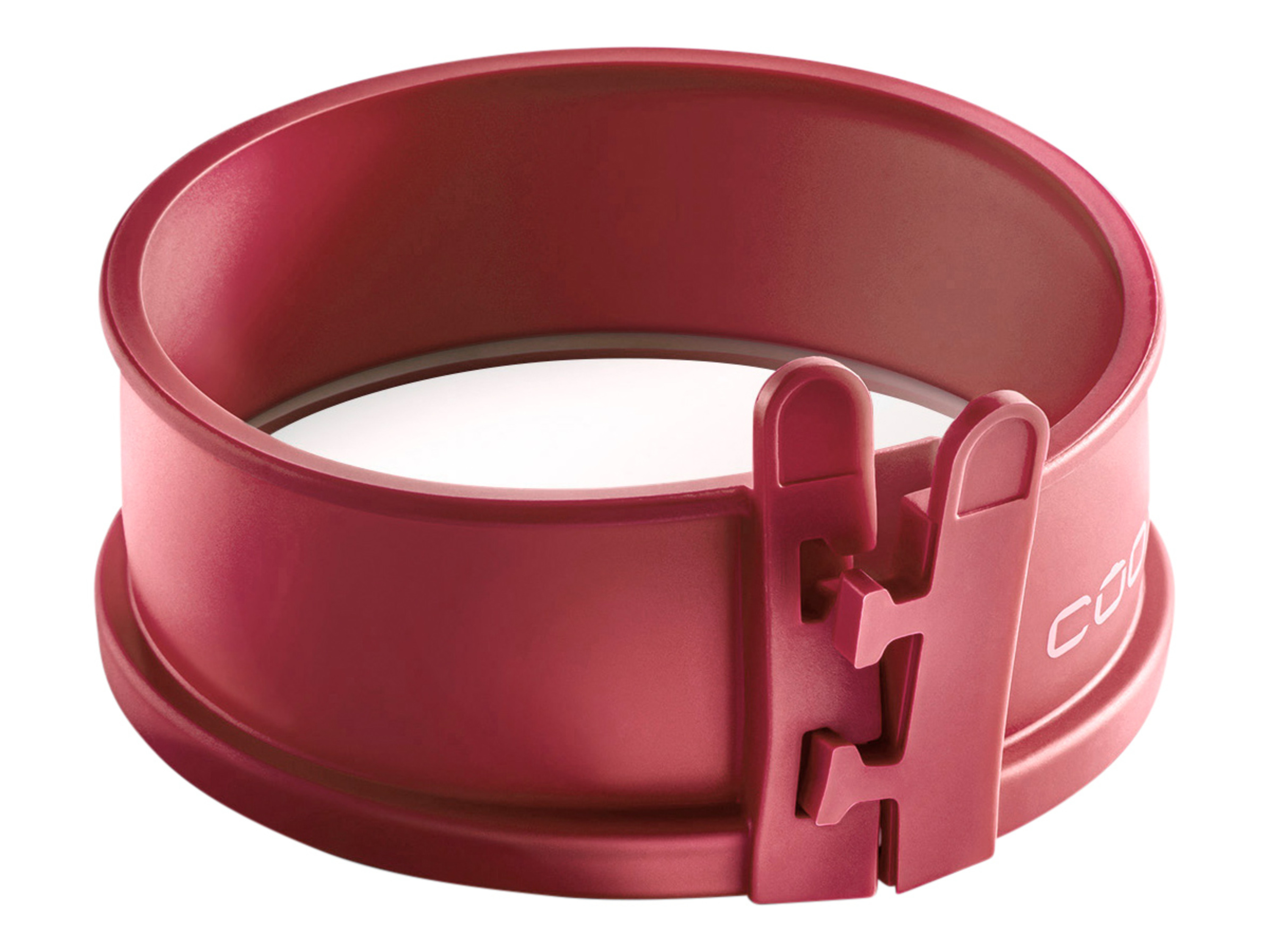 Coox Springform Mini mit Glas-Servierplatte Ø 12×5 cm (Dunkelrot)““ | 04260191680672