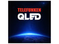 Telefunken QLED-Fernseher mit einem Bild der Erde aus dem Weltall.