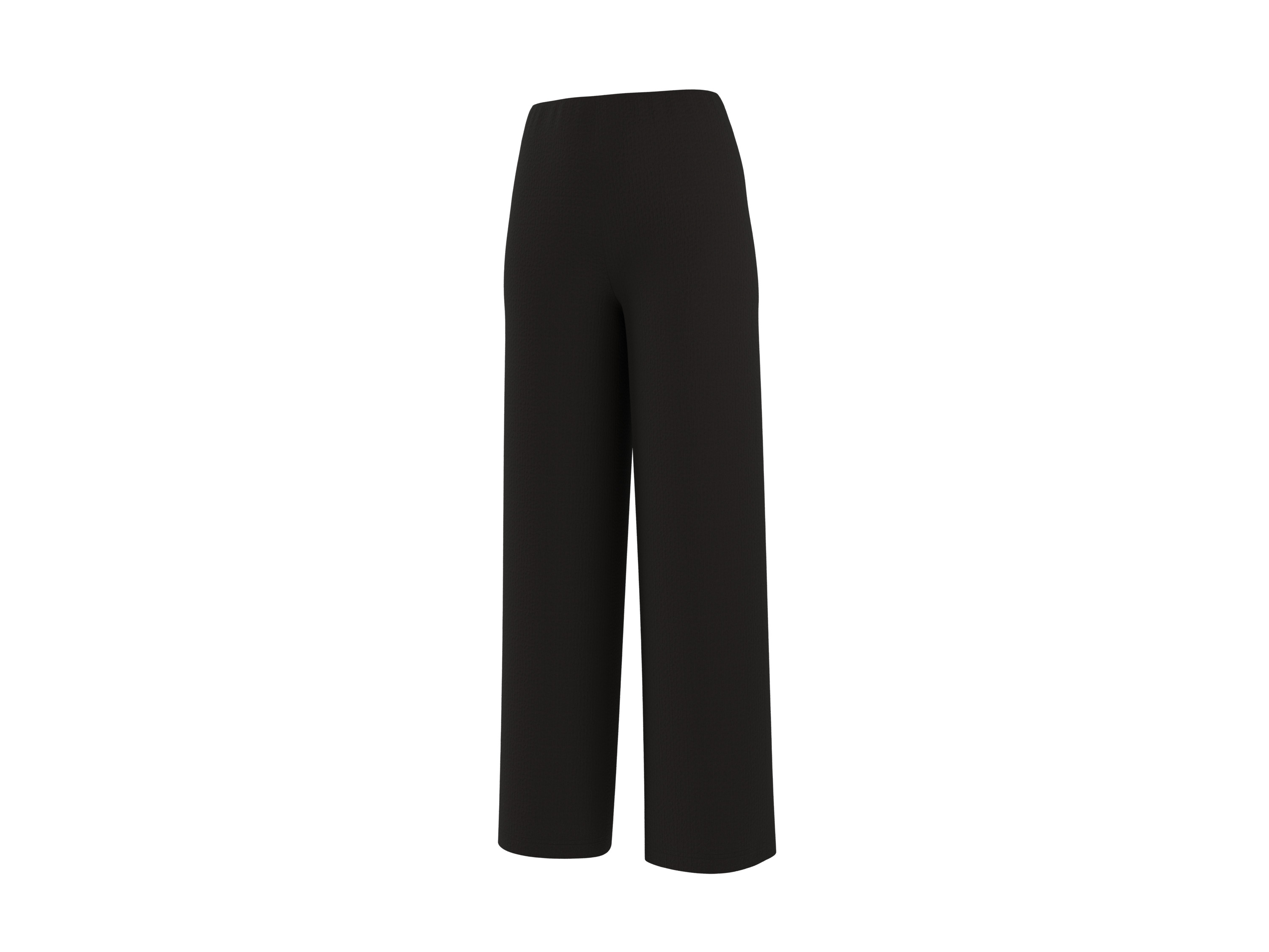 ESMARA® Damen Wide-Leg-Hose (Schwarz, L(44/46)) – Bild 3 von 4