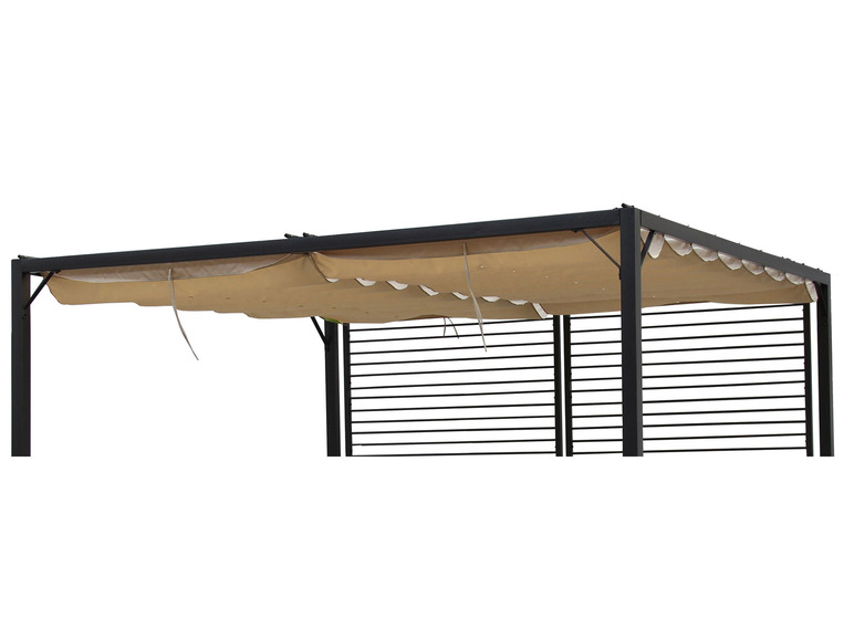 Gehe zu Vollbildansicht: Grasekamp Ersatzdach für Pergola »Venecia«, 275 x 143 cm, beige, 2-teilig - Bild 2
