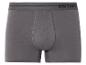 Esmara Herren-Boxershorts aus grauem Baumwolljersey.