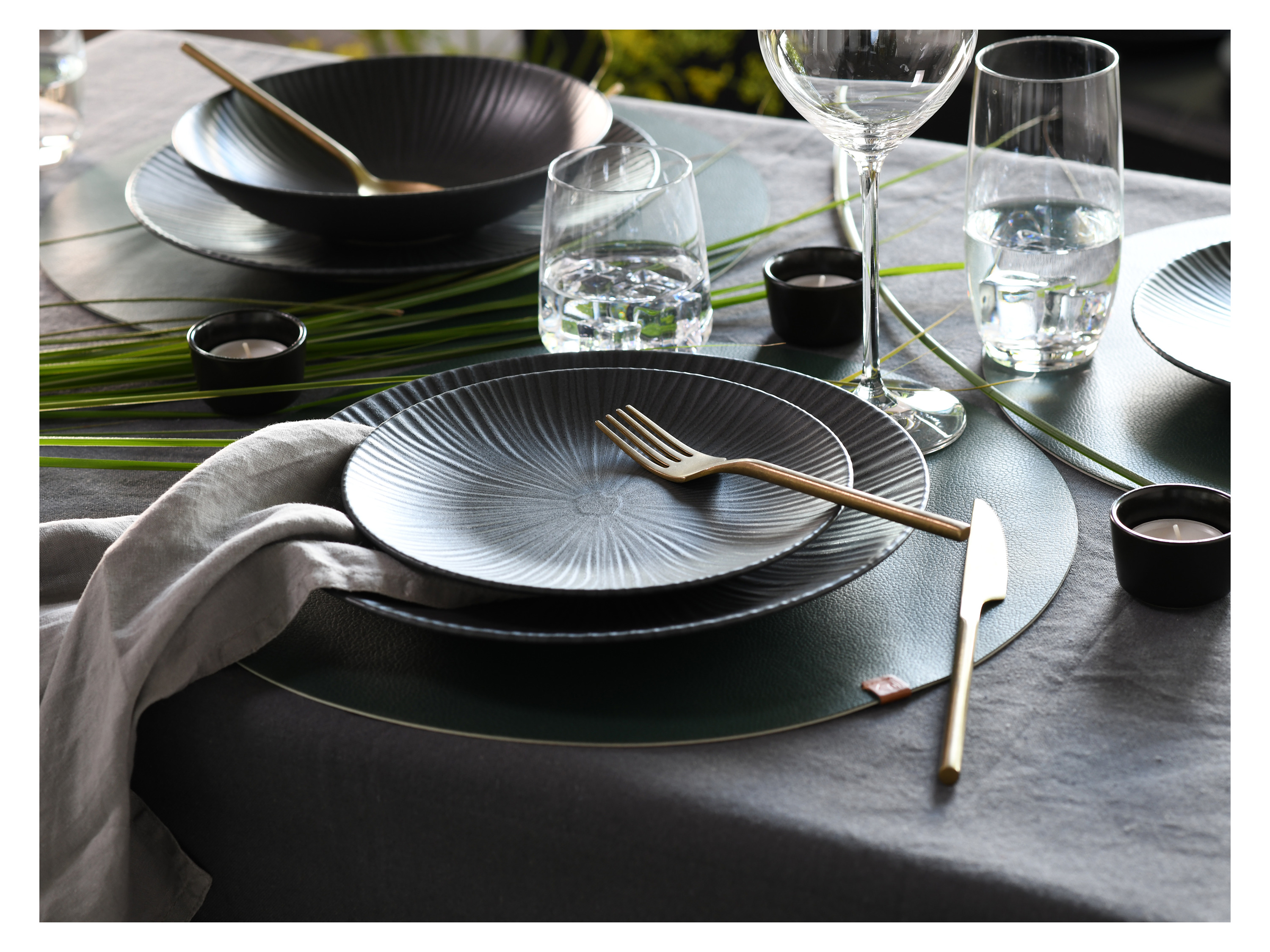Creatable Tafelservice »Vesuvio Black«, 12-teilig 4