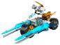LEGO Ninjago: Eis-Motorrad mit Minifigur.