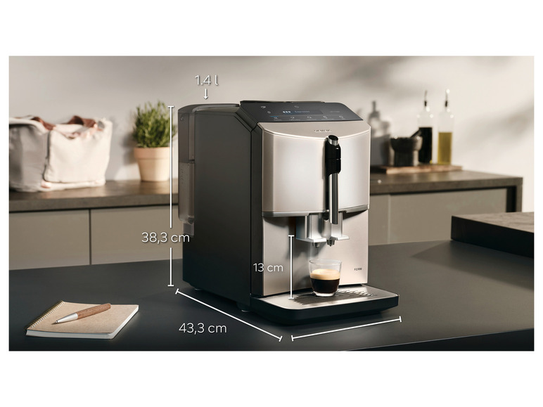Gehe zu Vollbildansicht: Siemens Kaffeevollautomat »EQ300 TF303E08«, 1,4 l, 1300 W - Bild 9