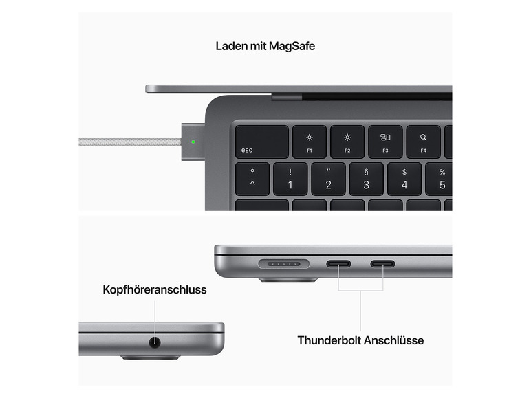 Gehe zu Vollbildansicht: Apple MacBook Air 34.5 cm (13.6") - M2 - 8 GB RAM - 256 GB SSD - Bild 19