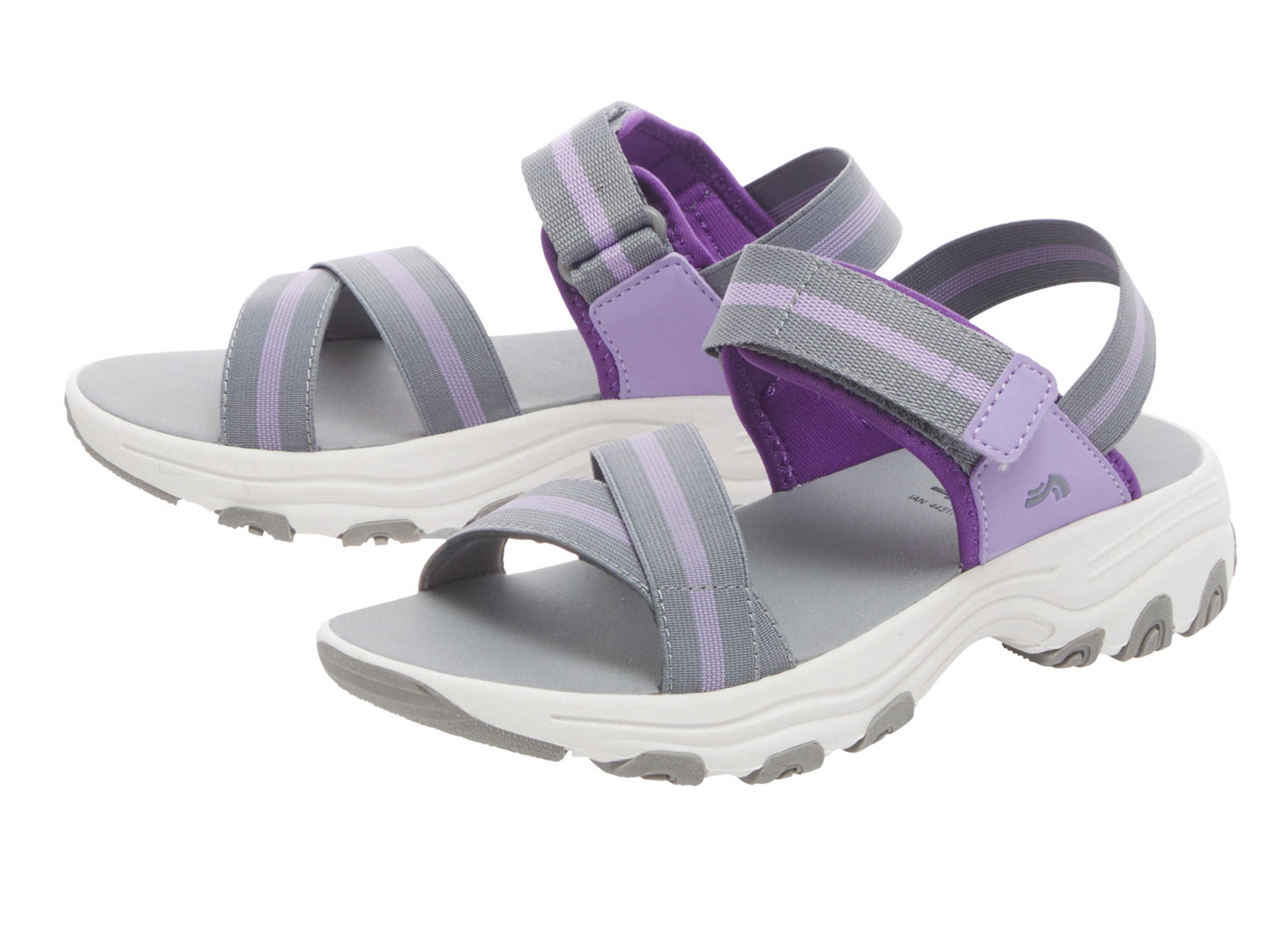 CRIVIT Damen Sandale Trekking (lila/grau, 37) | 04335633069435